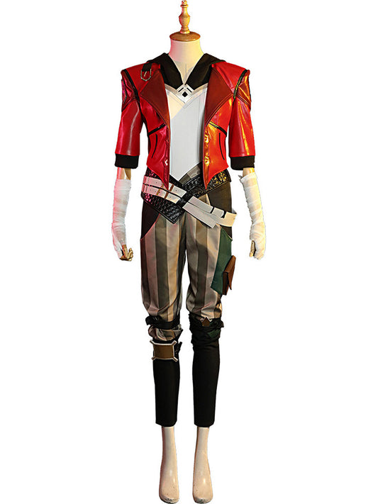 Arcane Vi Cosplay Costume – League of Legends (LOL) Inspired Leather Outfit