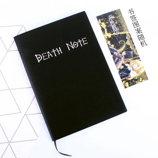 Death Note Faux Leather Notebook Set – Anime Journal + Pen/Necklace