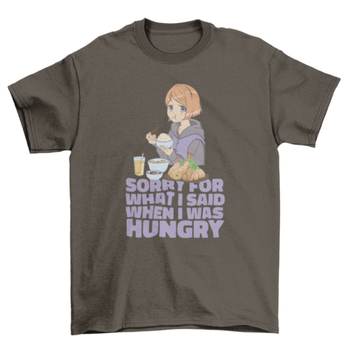 Hungry Anime Girl T-Shirt
